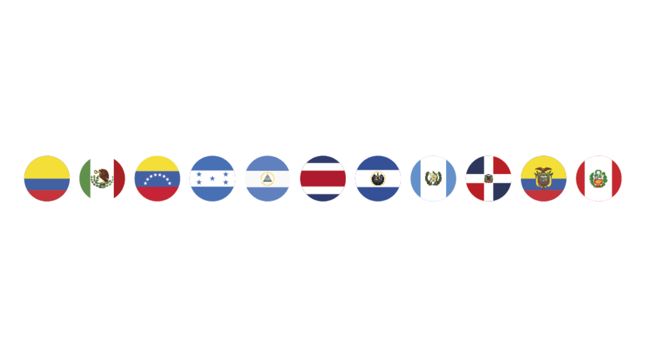 Países en los cuales brindamos nuestro servicio